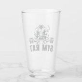Gym Rat Glas (Achterkant)