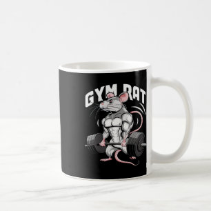 Gym Rat Grappig Bodybuilding Fitness Workout Gym W Koffiemok