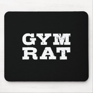 Gym Rat Grappige Bodybuilding Workout 1 Muismat