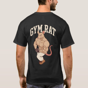 Gym Rat Grappige Gym Workout Spiermuis T-shirt
