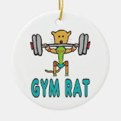 Gym Rat Keramisch Ornament (Voorkant)
