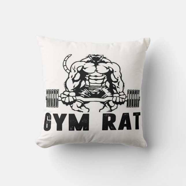 Gym Rat Kussen (Voorkant)