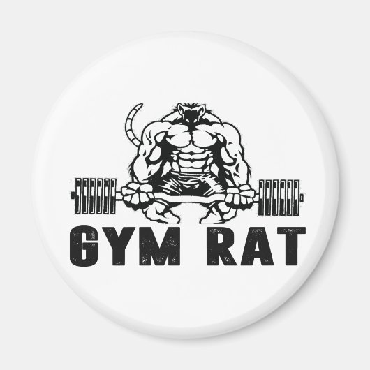 Gym Rat Magneet (Voorkant)