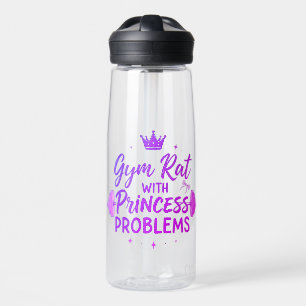 Gym Rat met Princess Problems Fitness Water Waterfles