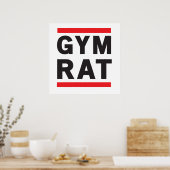 Gym Rat Poster (Keuken)