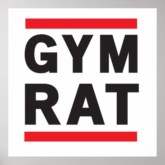 Gym Rat Poster (Voorkant)