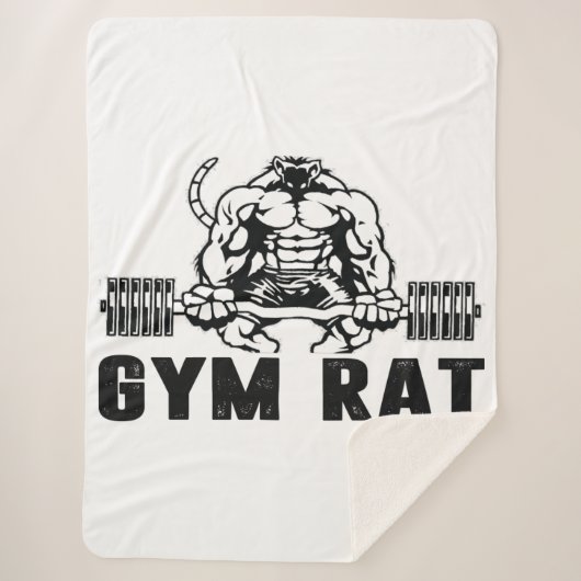 Gym Rat Sherpa Deken (Voorkant)