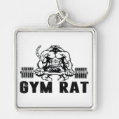 Gym Rat Sleutelhanger (Voorkant)