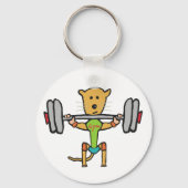 Gym Rat Sleutelhanger (Voorkant)