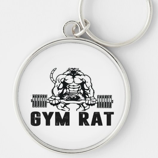 Gym Rat Sleutelhanger (Voorkant)