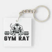 Gym Rat Sleutelhanger (Achterkant)