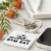 Gym Rat Sleutelhanger (Voorkant Rechts)