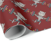 Gym Rat Weightlift Cadeaupapier (Rol Hoek)