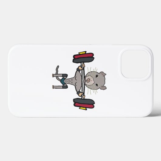 Gym Rat Weightlift Case-Mate iPhone Case (Achterkant (horizontaal))