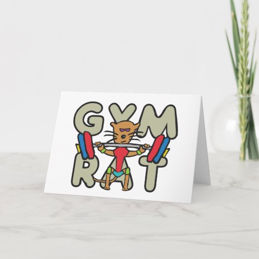 Gym Rat Weightlift Kaart (Voorkant)