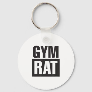 Gym Rat - Workout - Geploeter - Fitness - Motivati Sleutelhanger