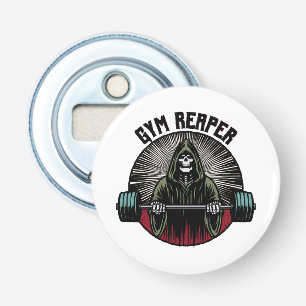 Gym Reaper Workout Button Flesopener