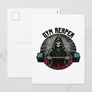 Gym Reaper Workout Feestdagenkaart