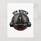 Gym Reaper Workout Feestdagenkaart (Voorkant)