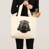 Gym Reaper Workout Grote Tote Bag (Voorkant (product))