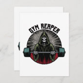 Gym Reaper Workout Informatiekaartje (Voorkant / Achterkant)