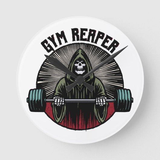 Gym Reaper Workout Ronde Klok (Voorkant)