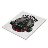 Gym Reaper Workout Tegeltje (Zijkant)
