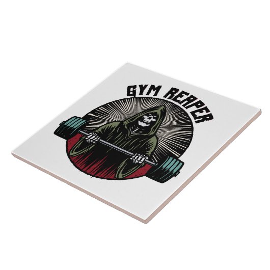 Gym Reaper Workout Tegeltje (Zijkant)
