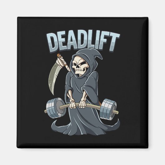 Gym Repeaer Deadlift Bodybuilding Magneet (Voorkant)