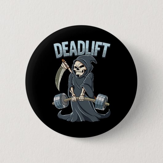 Gym Repeaer Deadlift Bodybuilding Ronde Button 5,7 Cm (Voorkant)