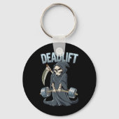 Gym Repeaer Deadlift Bodybuilding Sleutelhanger (Voorkant)