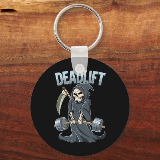 Gym Repeaer Deadlift Bodybuilding Sleutelhanger (Voorkant)