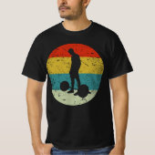 gym retro  silhouette 70s t-shirt (Voorkant)