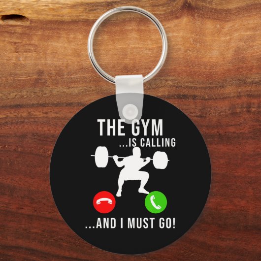 Gym roept de Geschiktheid van de WonkBouwgewicht v Sleutelhanger (Voorkant)