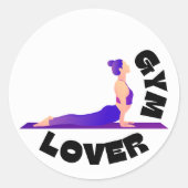 Gym Ronde Sticker (Voorkant)