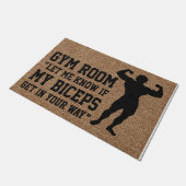Gym Room Decor, Gym Lovers Doormat Deurmat (Schuin)