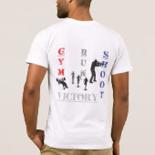 Gym, run, Shoot Light shirt (Achterkant)