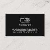 Gym Rush | Black Visitekaartje (Voorkant)