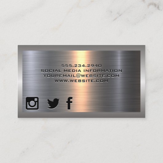 Gym Rush Visitekaartje (Achterkant)