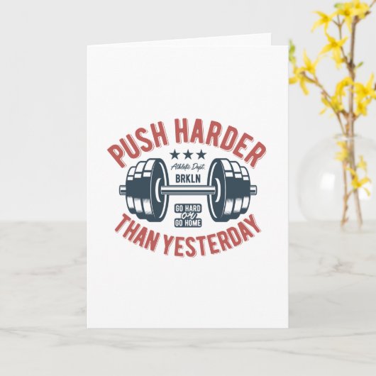 Gym Set Kaart (Gele Bloem)