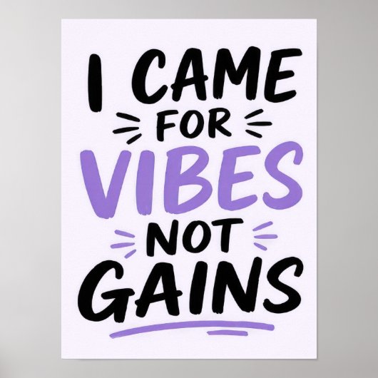 Gym Sfeer Poster (Voorkant)