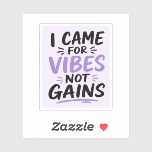Gym Sfeer Sticker (Vel)