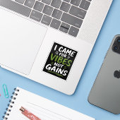 Gym Sfeer Zwart Sticker (Laptop met iPhone)