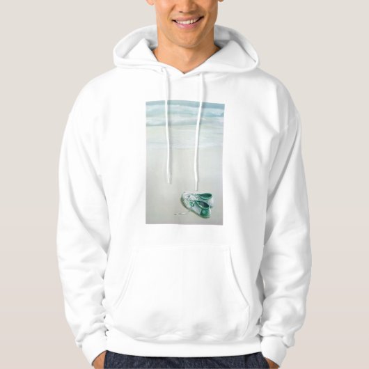 Gym Shoes op Beach Hoodie (Voorkant)