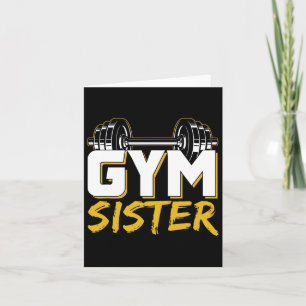 Gym Sister Fitness Gewichtheffen Training Kaart