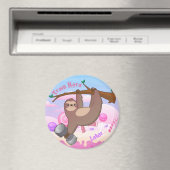 Gym Sloth Magneet (Insitu (Vaatwasser))