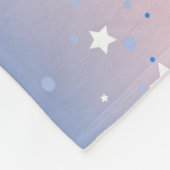 Gym Star Black Hair, bruine ogen, Bourgogne Fleece Deken (Hoek)