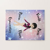 Gym Star Black Hair, bruine ogen, Bourgogne Legpuzzel (Horizontaal)