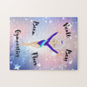 Gym Star Pink Stripe, Blue Eyes, Blue Dazzle Leo Legpuzzel (Horizontaal)