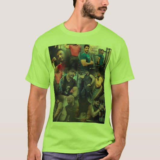 Gym T-shirt Katoen bedrukte artikelen (Voorkant)